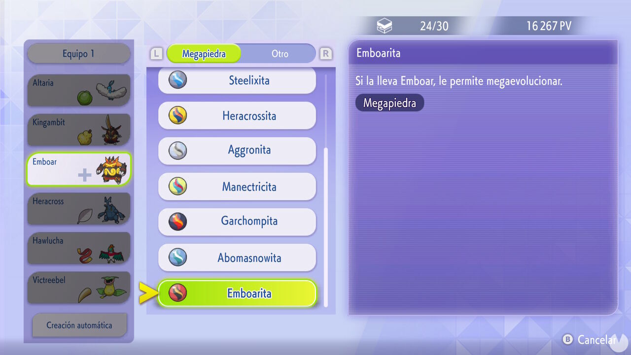 Pok�mon Champions - How to equip Mega Stones to Pok�mon