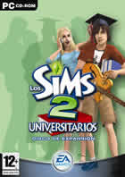 Portada Los Sims 2 Universitarios