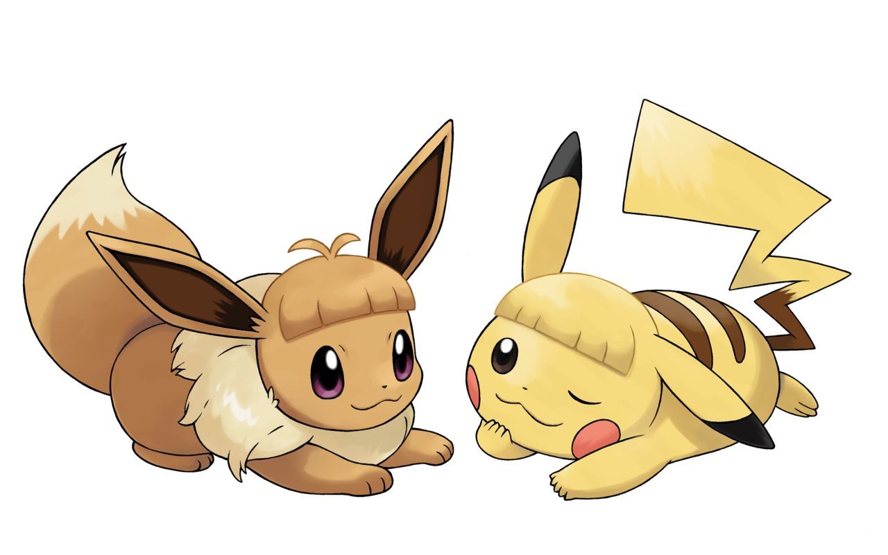 Todos los peinados para Eevee y Pikachu en Pokmon Let's Go - Pokmon: Let's Go, Pikachu! / Let's Go, Eevee!