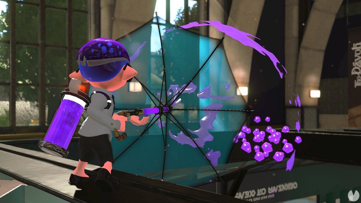 Splatoon 2 adds a new type of umbrella