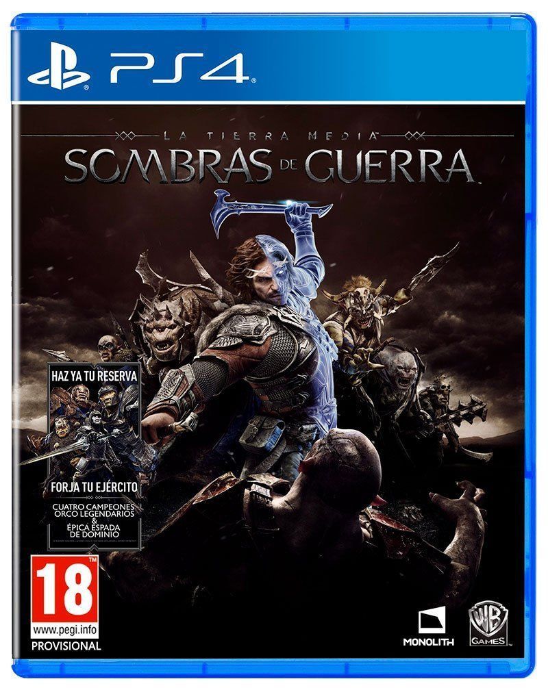 La Tierra Media: Sombras de Videojuego (PS4, PC y Xbox One) -