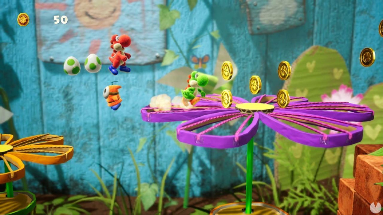 Yoshi's Crafted World se muestra en una nueva tanda de imágenes
