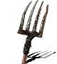 Dark Souls Remastered, Armas, Lanzas, Horca de 4 dientes
