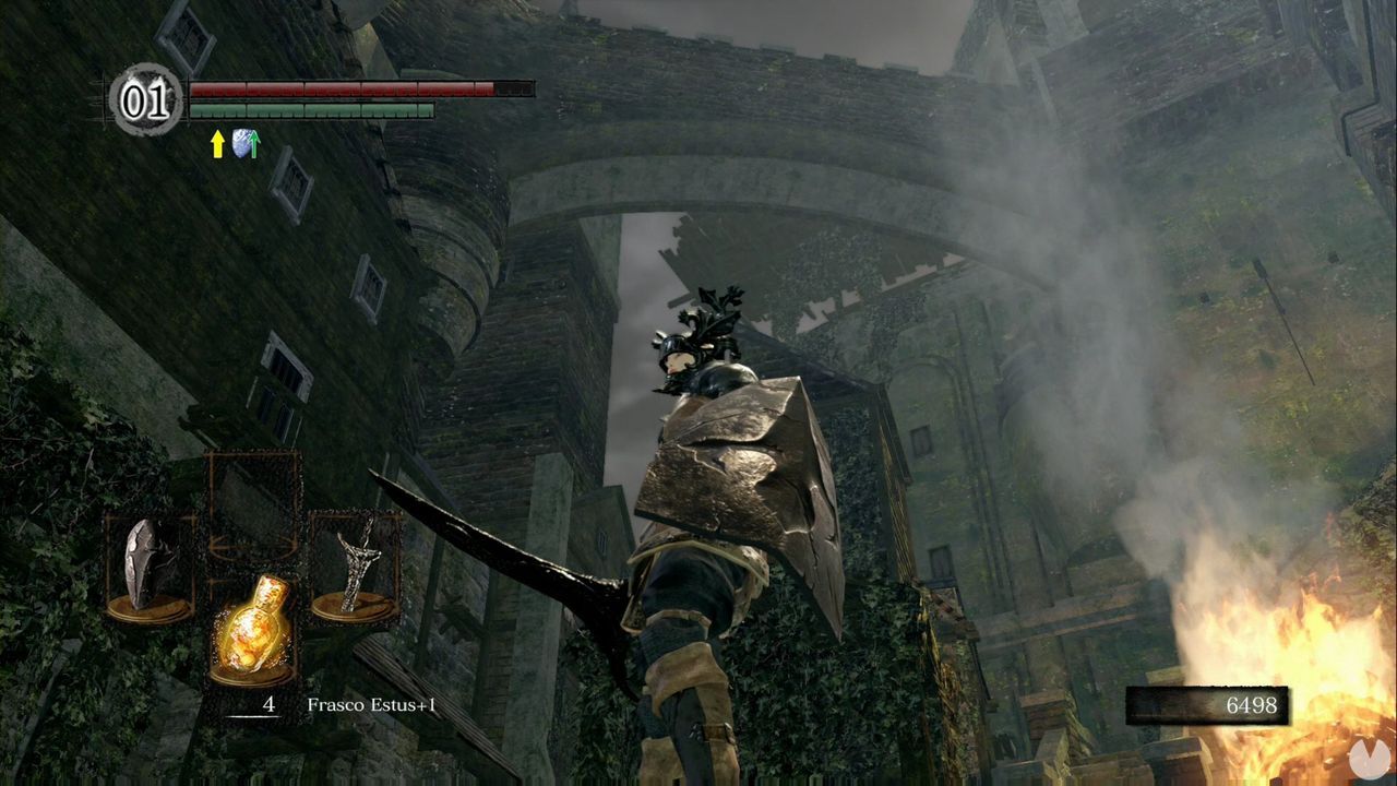 Burgo de los no muertos (nivel inferior) en Dark Souls Remastered al 100% - Dark Souls
