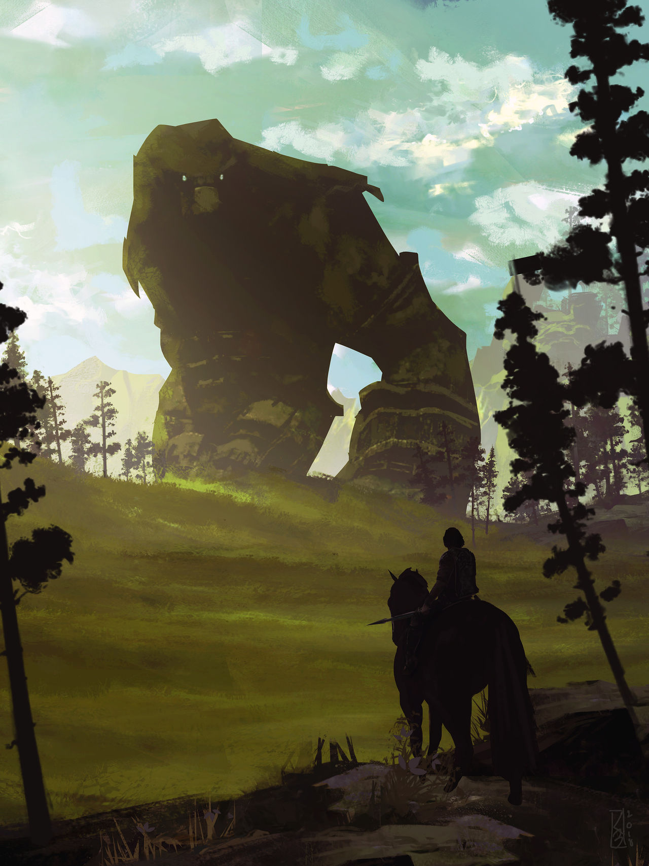 Shadow of the erdthree. Shadow of the Colossus. Shadow of the Colossus арт. Shadow of the Colossus арты. Тень Колосов.