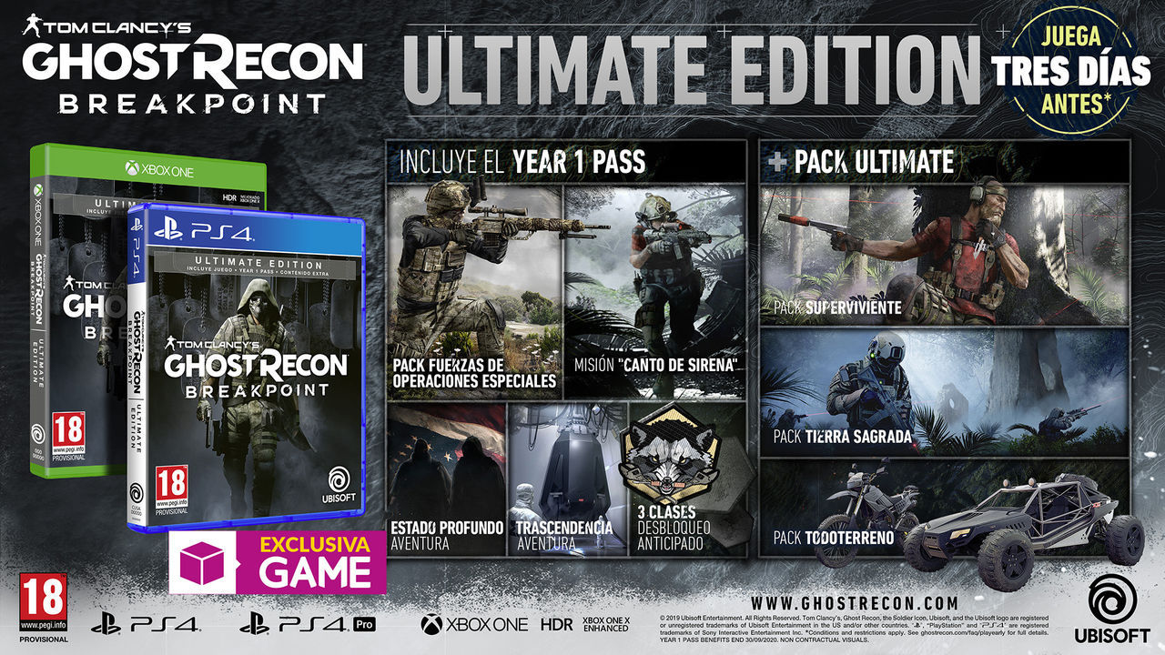 GAME details his editions of exclusive Ghost Recon Breakpoint