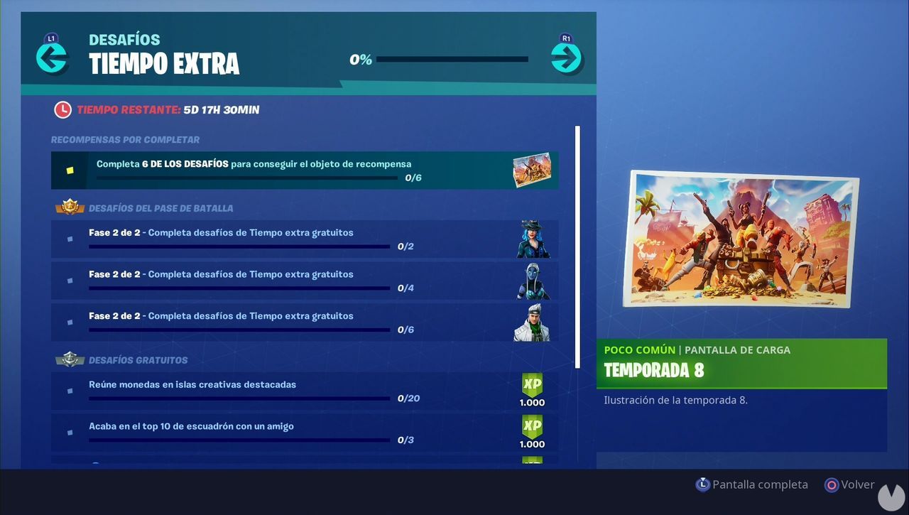 Fortnite Guia De Desafios De Tiempo Extra Solucion Y Objetivos - 