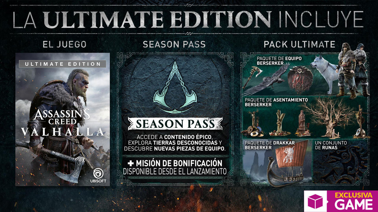 GAME presenta sus diferentes ediciones y contenido de Assassin's Creed  Valhalla - Vandal
