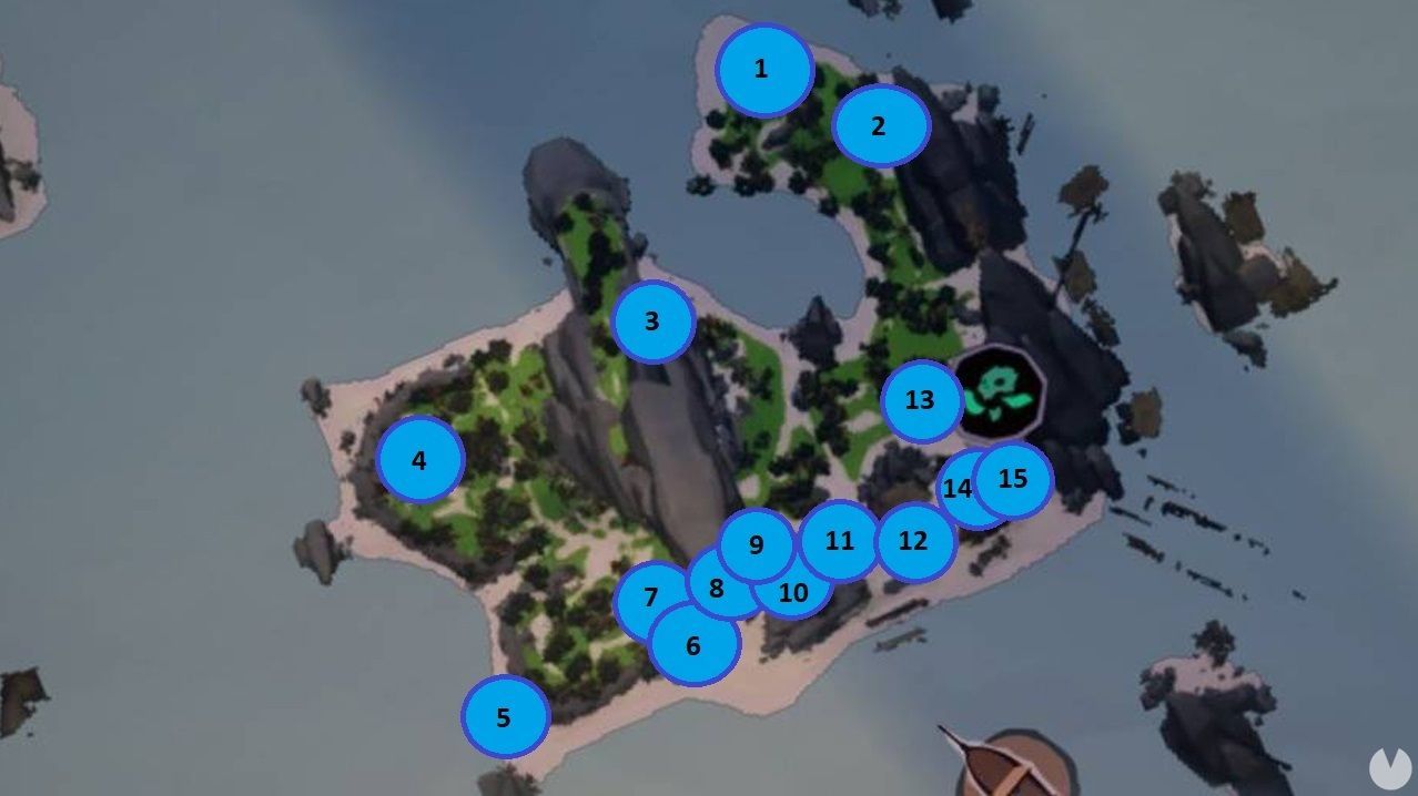 Shipwreck Bay Sea Of Thieves Map