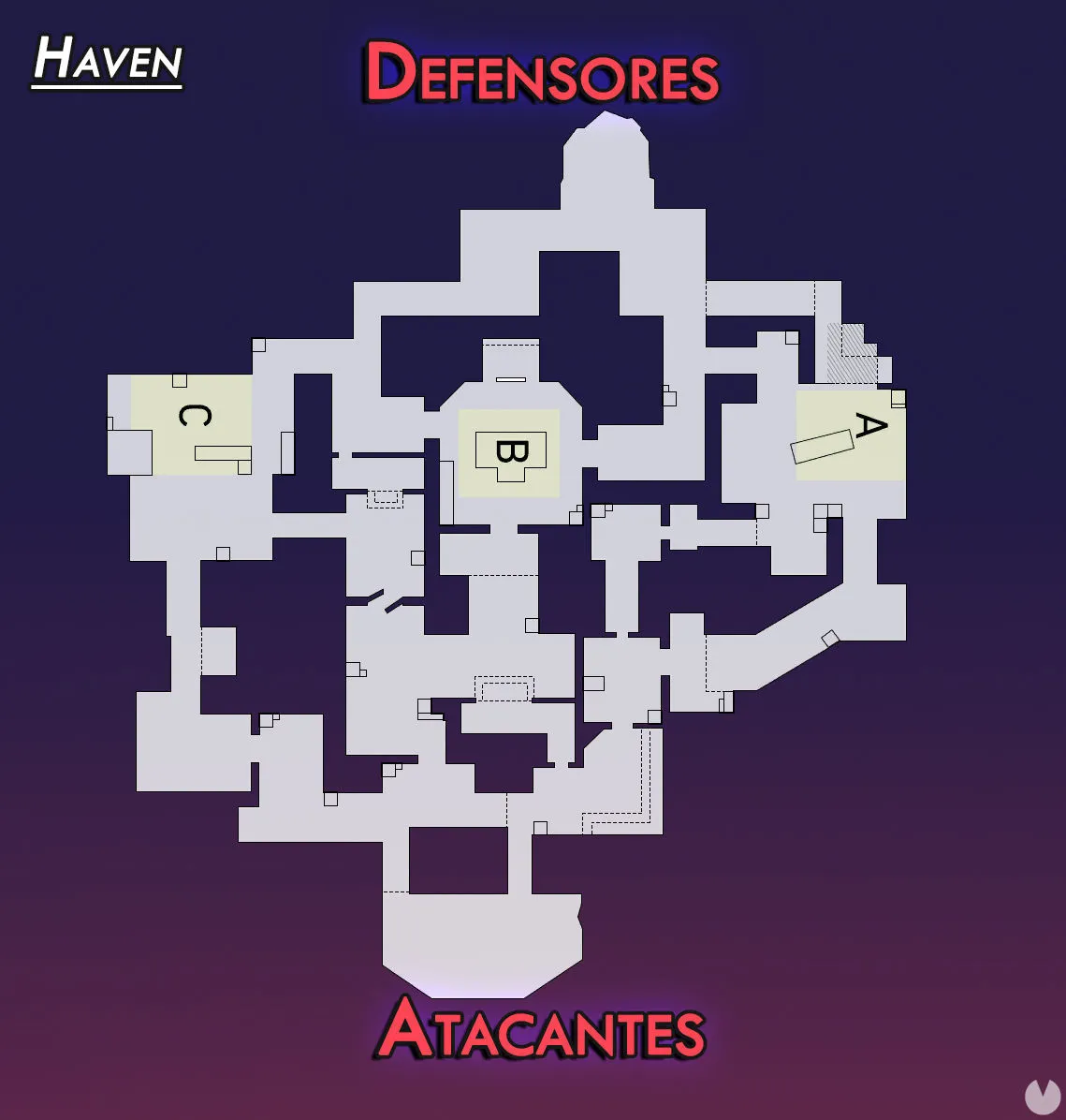 Así es el mapa Haven en Valorant: localizaciones y consejos