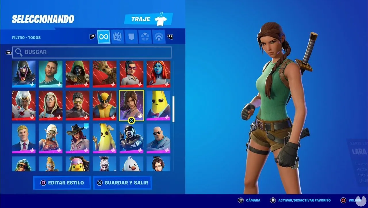 Fortnite: cómo conseguir el skin de oro de Lara Croft