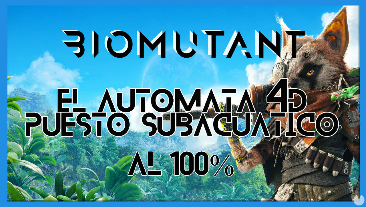 Biomutant: El autmata 4D / Puesto subacutico - Cmo completarla - Biomutant