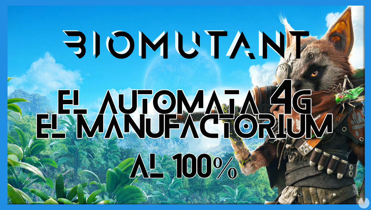 Biomutant: El autmata 4G / Manufactorium - Cmo completarla - Biomutant