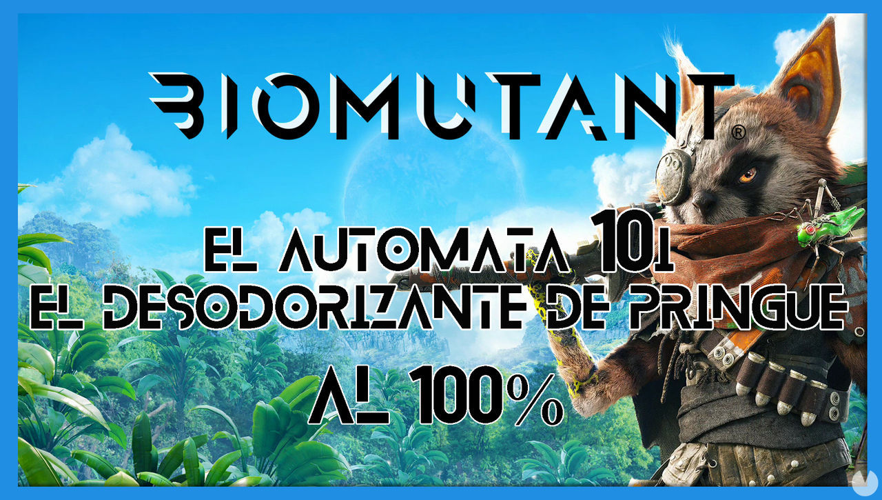 Biomutant: El autmata 10I / El desodorizante de pringue - Cmo completarla - Biomutant