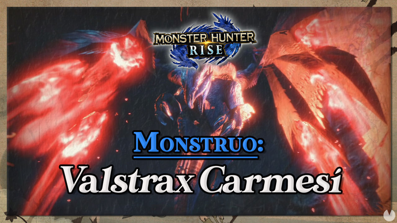 Valstrax Carmes en Monster Hunter Rise: cmo cazarlo y recompensas - Monster Hunter Rise