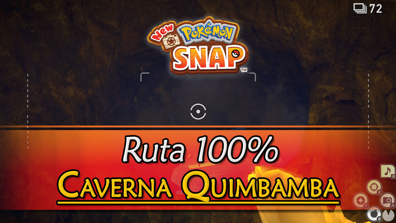 New Pokmon Snap: Caverna Quimbamba de Durus al 100% y Pokmon - New Pokmon Snap