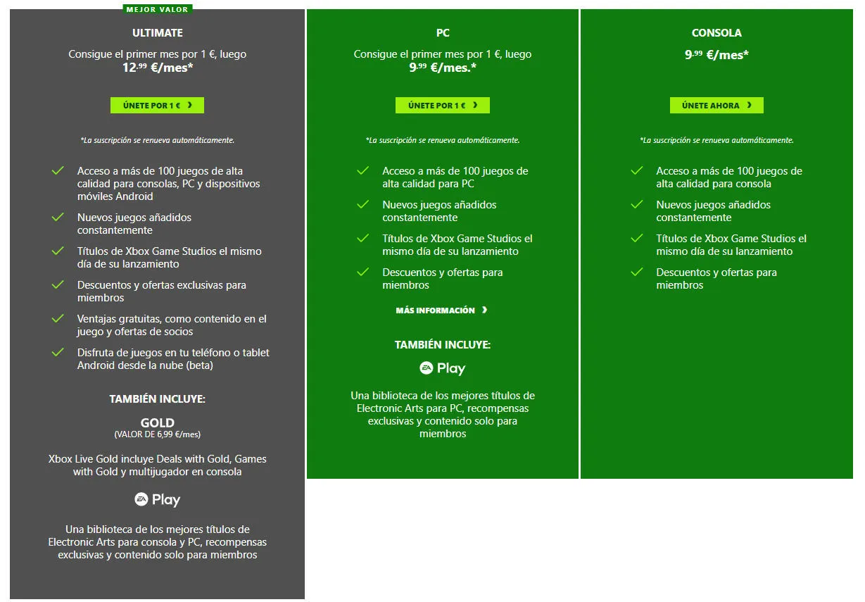 Xbox Game Pass: Listado de juegos, precios, cómo funciona