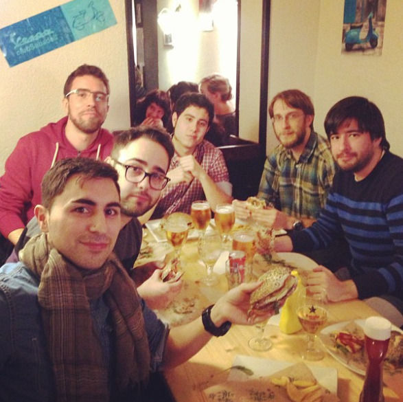 La redacción de Eurogamer en 2013.