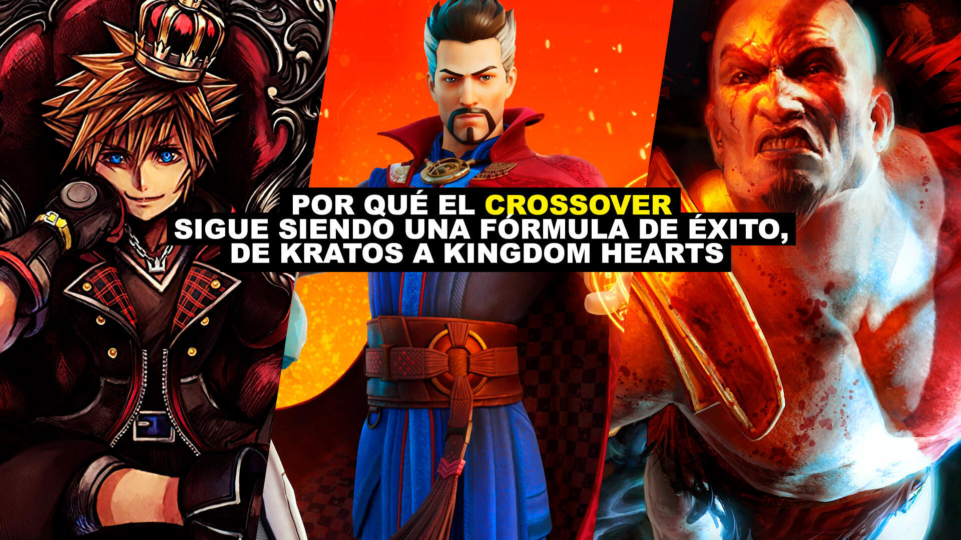 Por qu el crossover sigue siendo una frmula de xito, de Kratos a Kingdom Hearts
