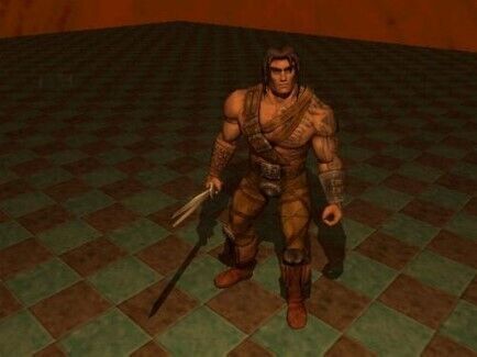 Imagen de lo que iba a ser la versión de Xbox de 'Blade: The Edge of Darkness'.