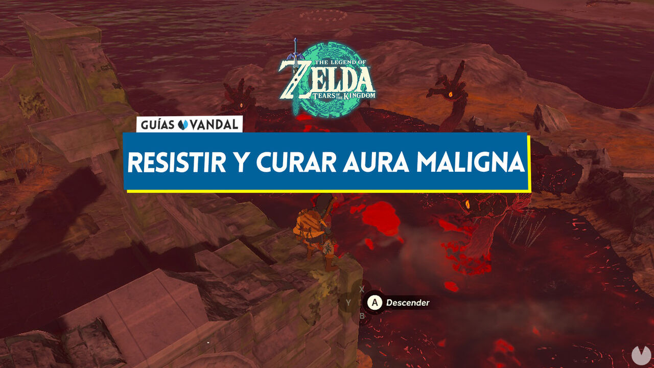Cmo resistir y curar el aura maligna en Zelda: Tears of the Kingdom - The Legend of Zelda: Tears of the Kingdom