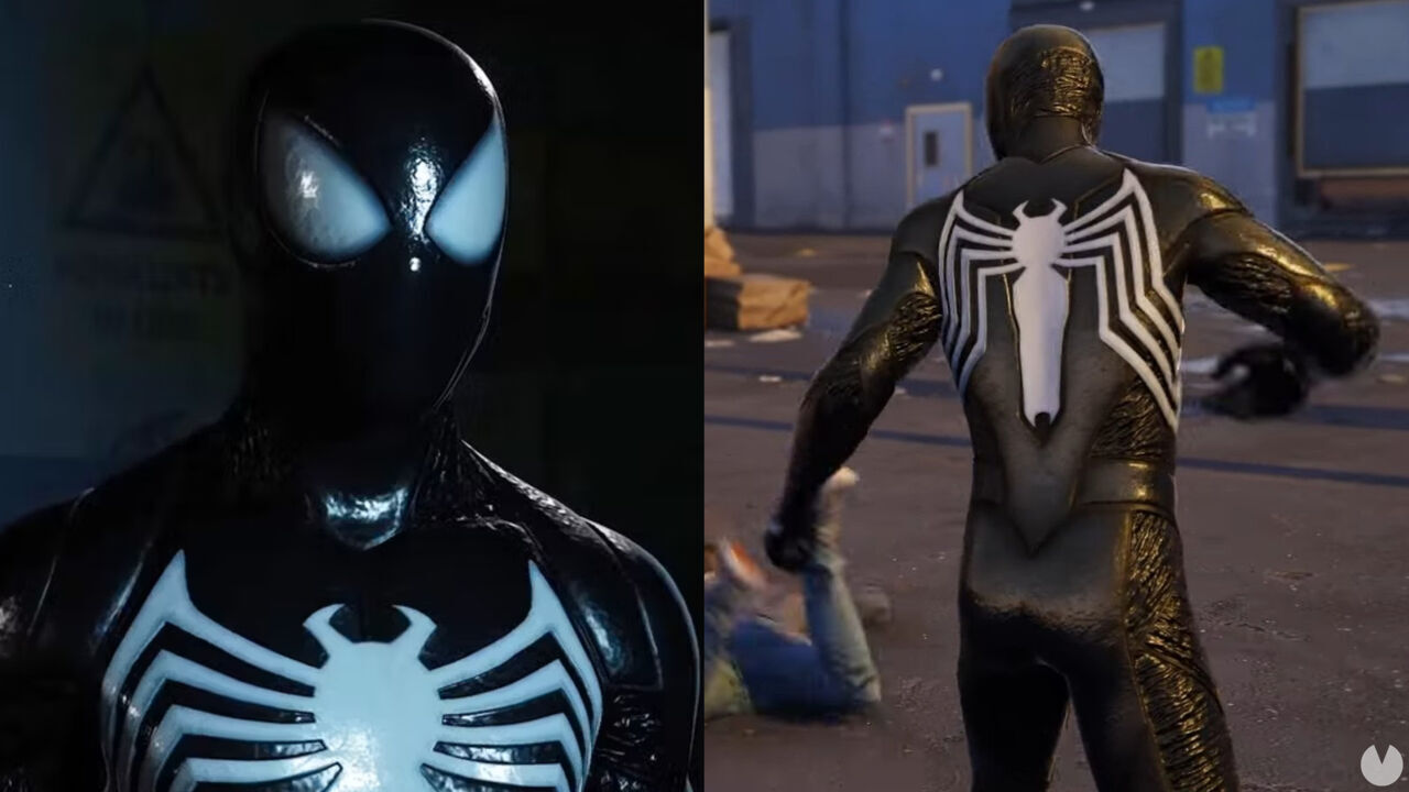 El traje negro de Peter Parker en Marvel\'s Spider-Man 2 divide a los fans. Noticias en tiempo real