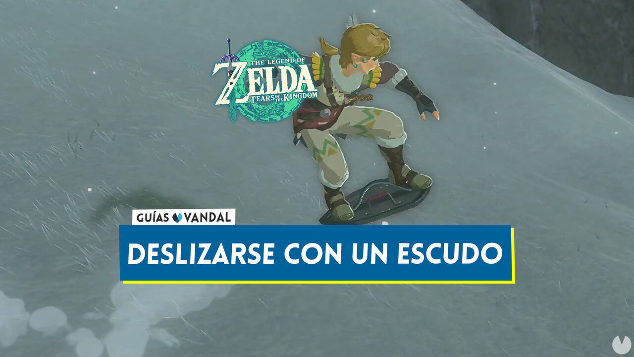 Cmo deslizarse con un escudo y patinar en Zelda: Tears of the Kingdom - The Legend of Zelda: Tears of the Kingdom