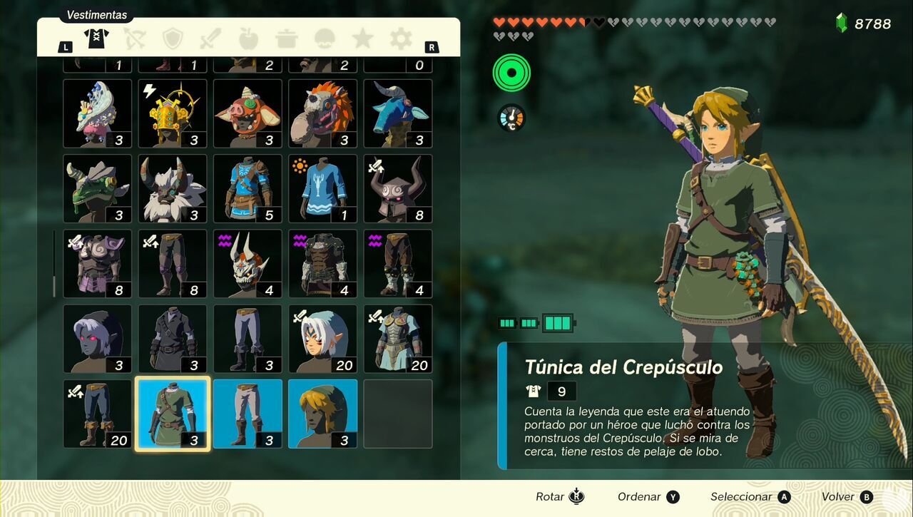 Todas Las Armaduras Normales En Zelda Tears Of The Kingdom