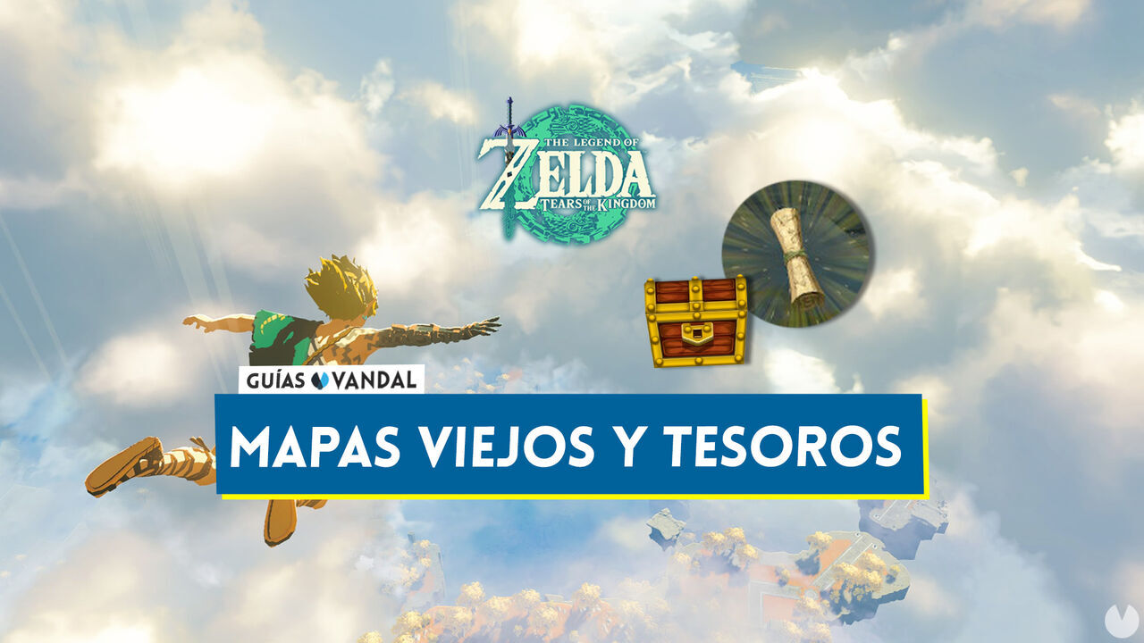 TODOS los mapas viejos y tesoros en Zelda: Tears of the Kingdom - Localizacin - The Legend of Zelda: Tears of the Kingdom