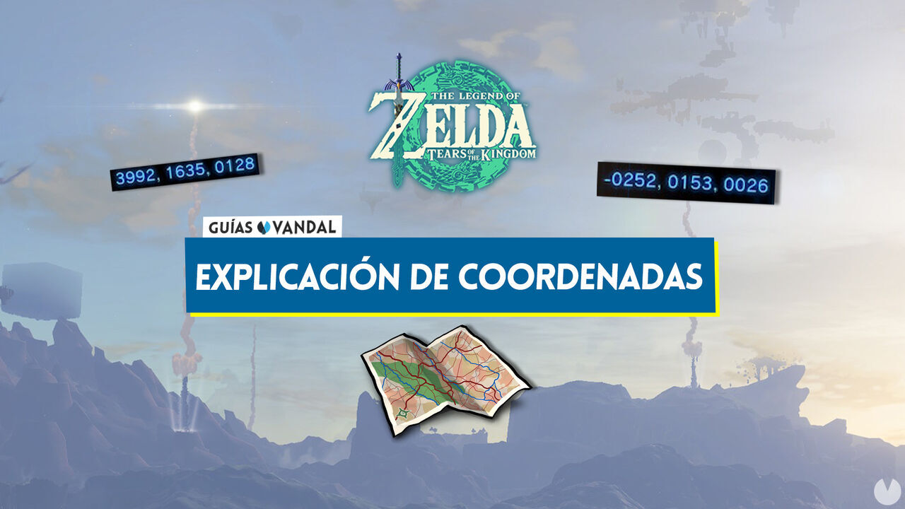 Cmo leer las coordenadas del mapa en Zelda: Tears of the Kingdom - The Legend of Zelda: Tears of the Kingdom