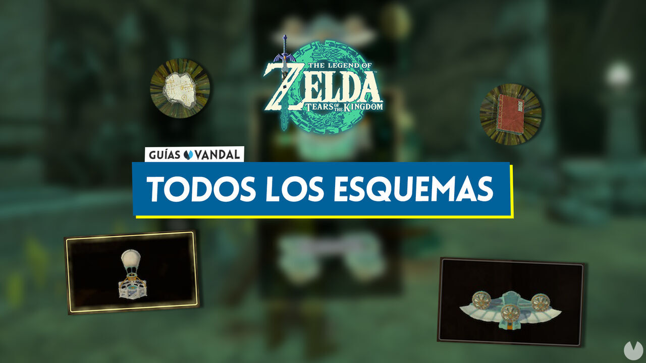TODOS los esquemas del generador en Zelda: Tears of the Kingdom - Localizacin - The Legend of Zelda: Tears of the Kingdom