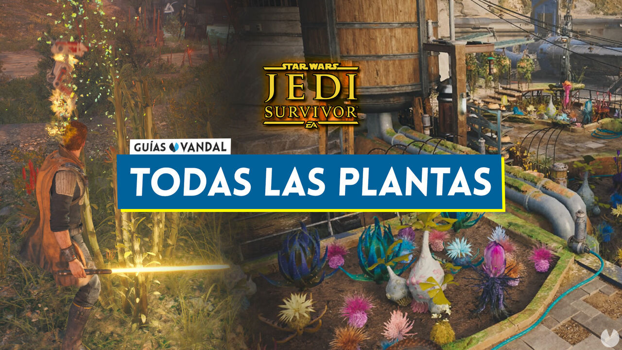 TODAS las plantas del jardn en Star Wars Jedi Survivor - Localizacin - Star Wars Jedi: Survivor