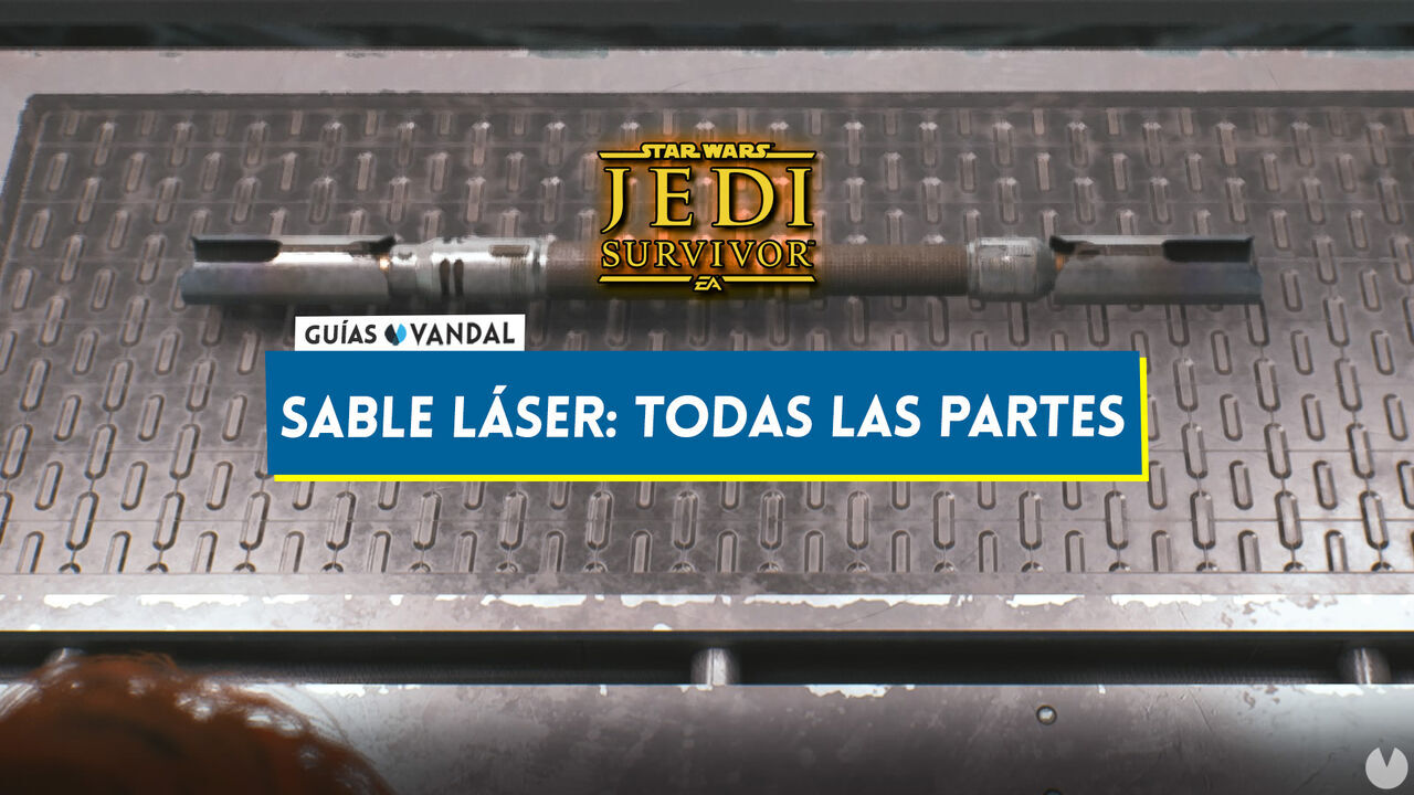 Sable lser en Star Wars Jedi Survivor: TODAS las piezas y componentes - Star Wars Jedi: Survivor