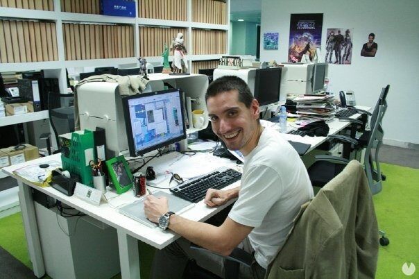 Juanma Martín Castillo en la redacción de Marca Player.