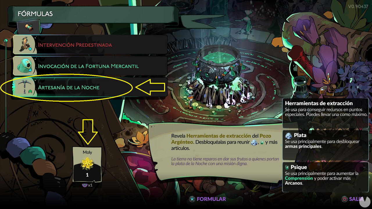 Hades 2 - Incantation required to obtain Tools