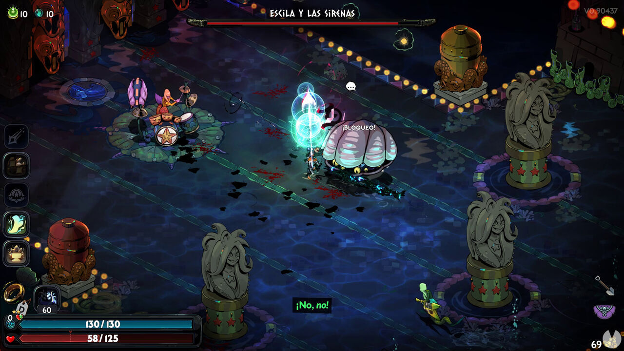 Hades 2 - Scylla boss hiding inside her shell