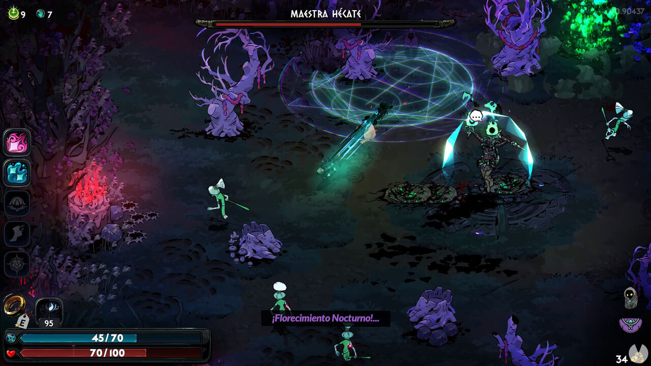 Hades 2 - Headmistress Hecate boss inside her shield