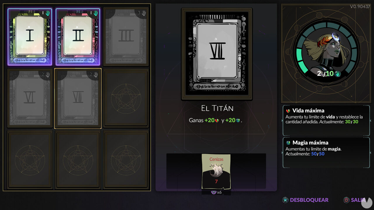 Hades 2 - Permanently increasing maximum Life with Arcana Cards