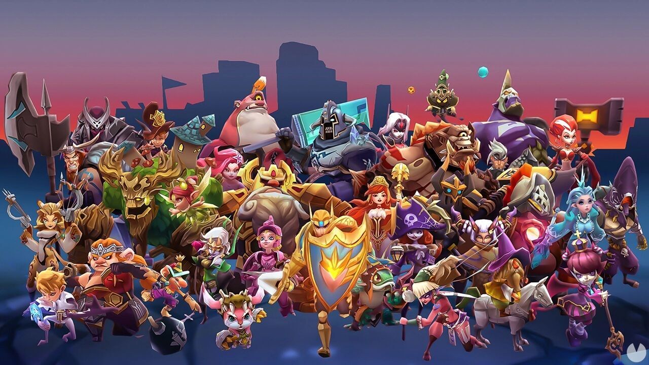 Imagen promocional de Lords Mobile con varios de los personajes del juego
