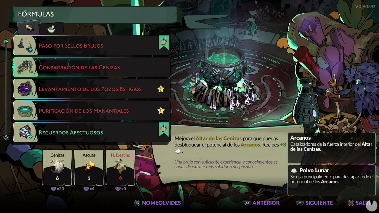 Hades 2 - Incantation required to unlock Arcana upgrades
