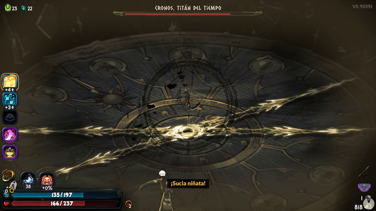 Hades 2 - Chronos boss: Phase 2 slowing effect