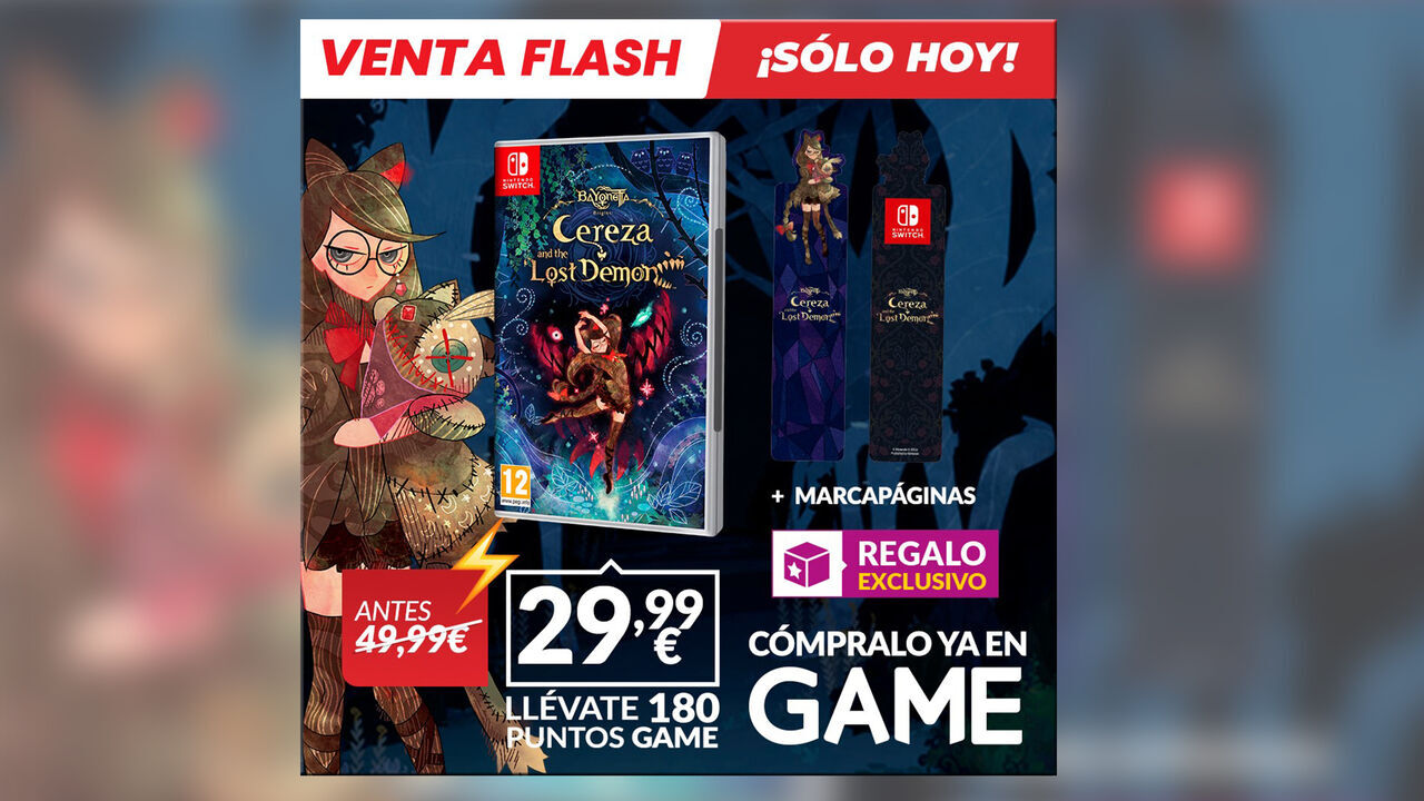 Aprovecha la venta Flash GAME y hazte, solo hoy, con Bayonetta Origins: Cereza and the Lost Demon por 29,99 