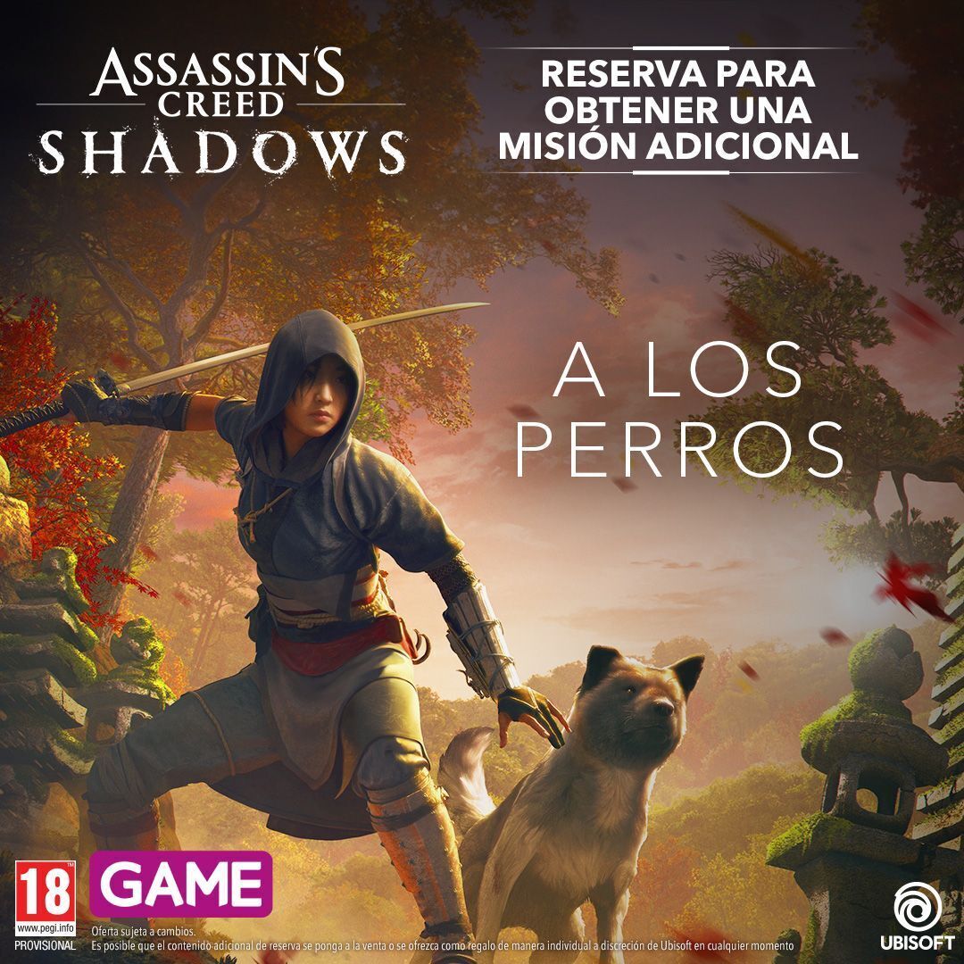 Assassin's Creed Shadows reserva en GAME con ediciones exclusivas para coleccionistas