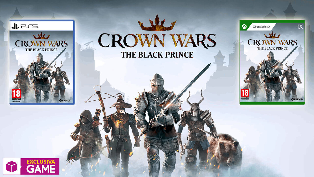 Crown Wars: The Black Prince edición física exclusiva de GAME ya disponible para reservar