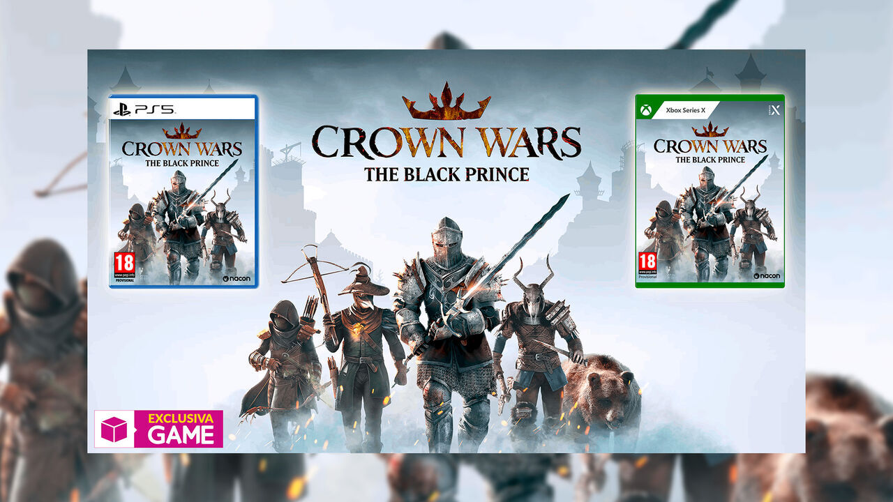Ya puedes reservar Crown Wars: The Black Prince en GAME, con edición física en exclusiva