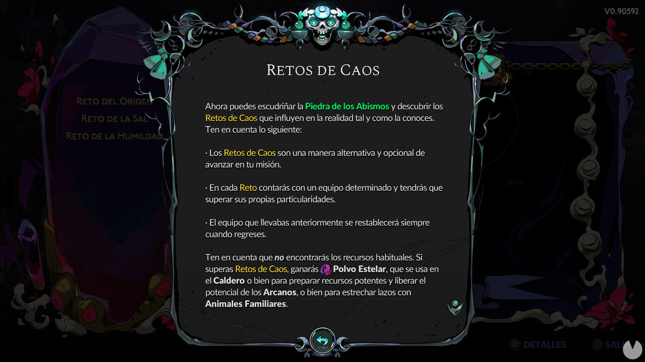 Hades 2 - How Chaos Trials work
