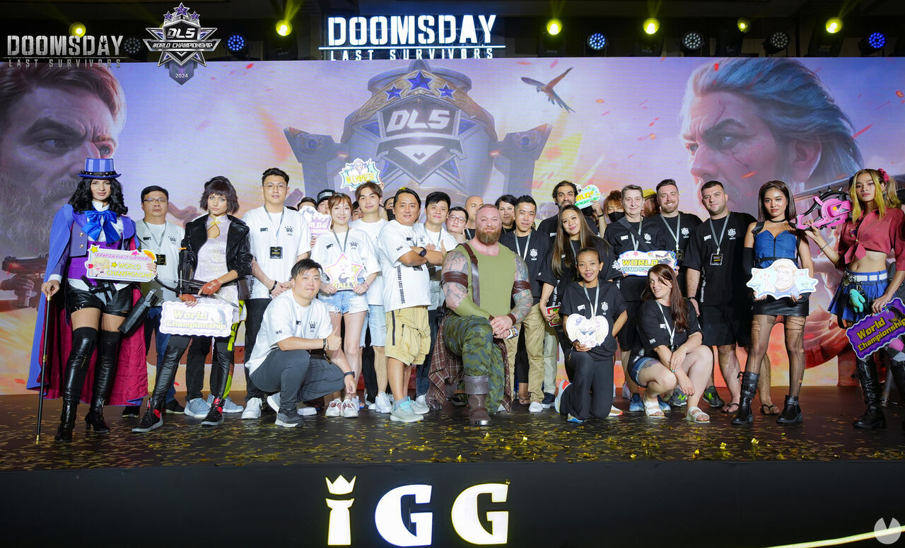 Imagen cortesía de IGG con los participantes de la final del torneo offline de Doomsday: Last Survivors celebrado en Phuket (Tailandia)