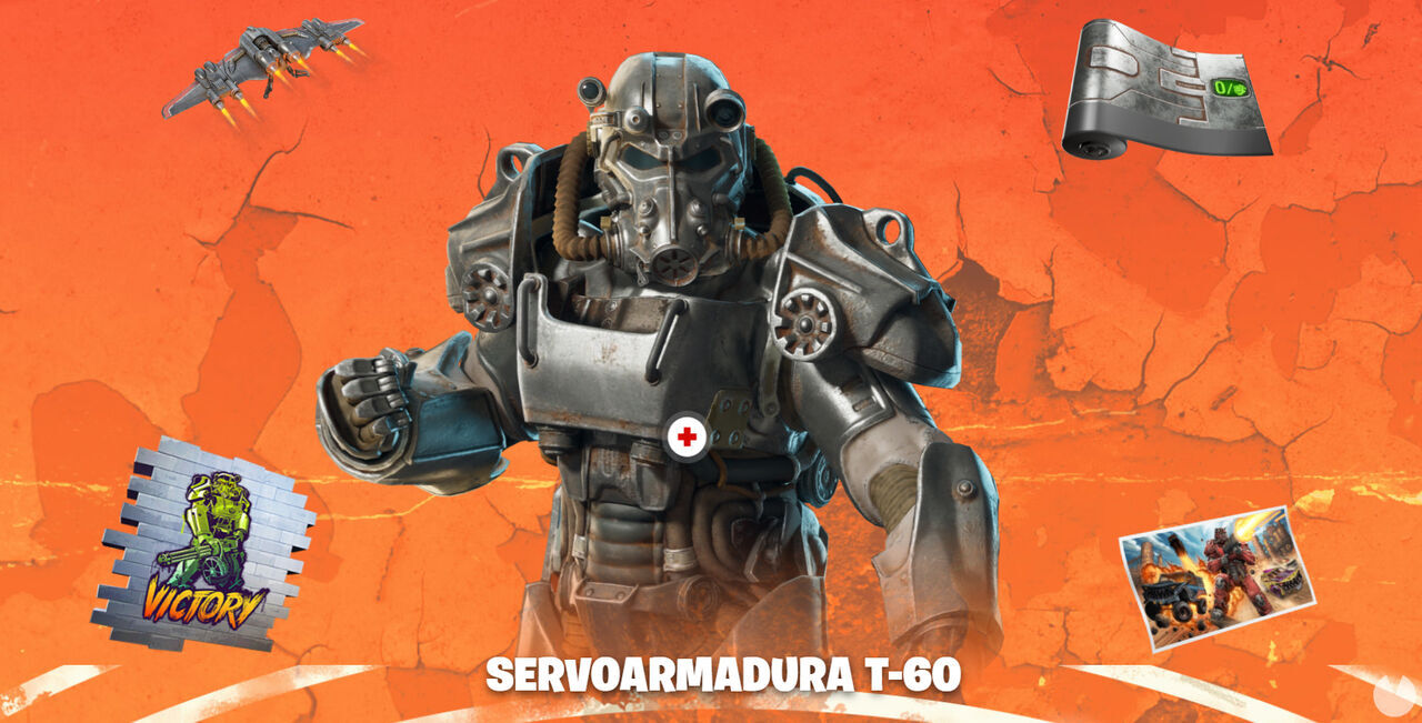 Nueva skin Servoarmadura T-60 de Fortnite Temporada 3 Desenfreno