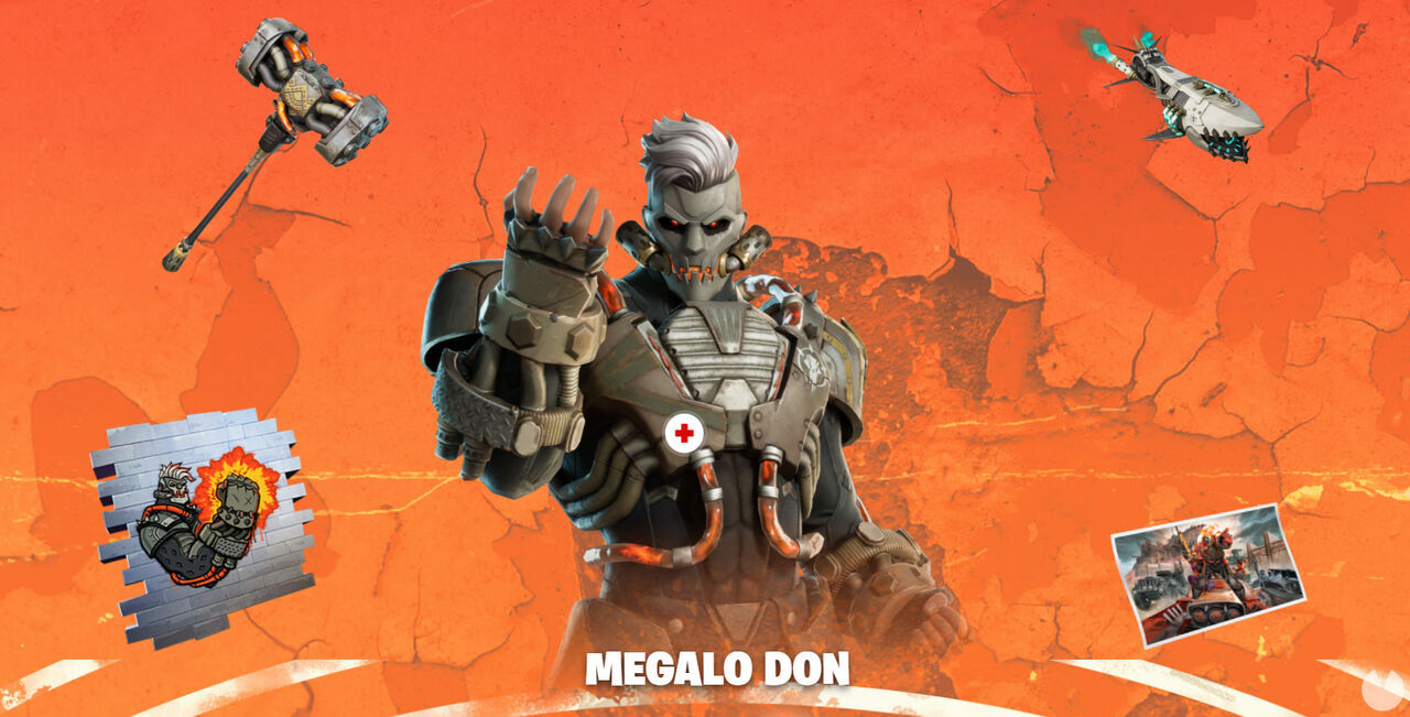 Nueva skin Megalo Don de Fortnite Temporada 3 Desenfreno