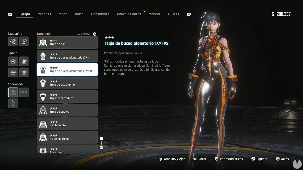 TODOS los trajes en Stellar Blade y cómo conseguirlos